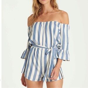 Billabong off the shoulder romper